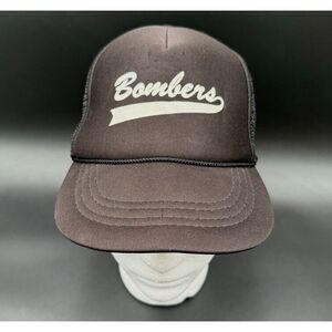 Vintage BOMBERS‎ Snapback Cap Hat OTTO Bronx Dayton Yankees Hockey Vintage ECHL